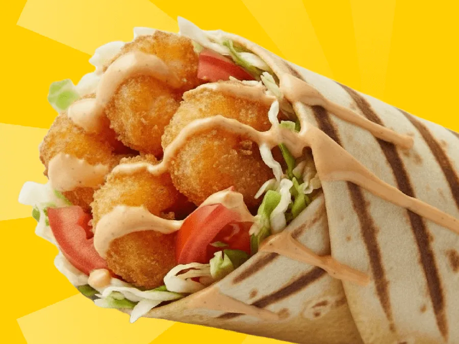 Шаурма с креветками