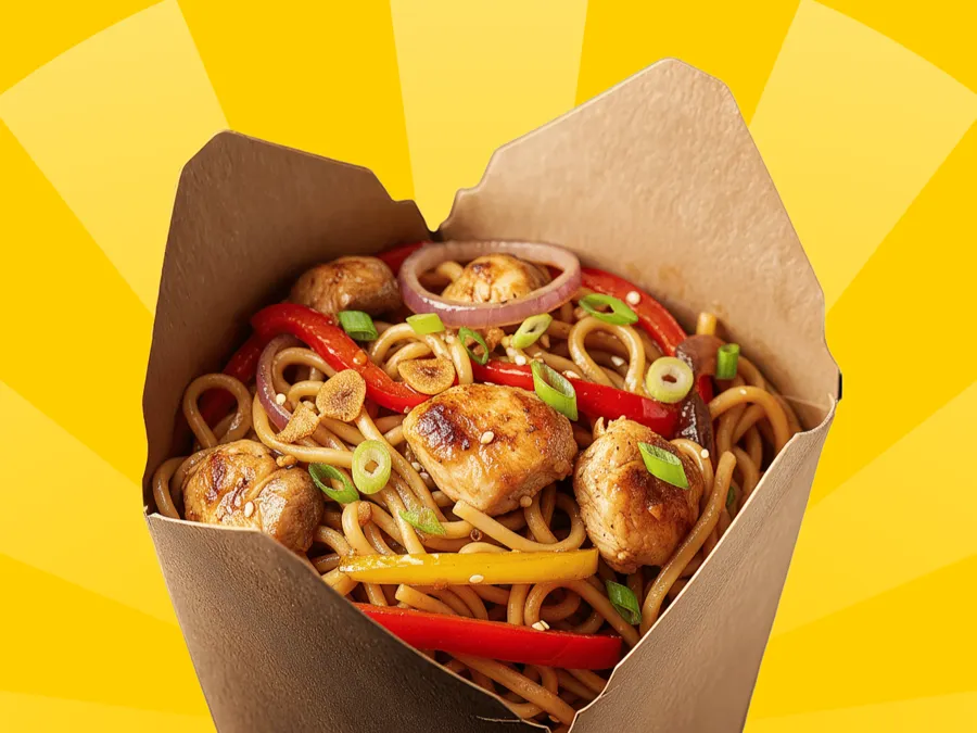 WOK c курицей